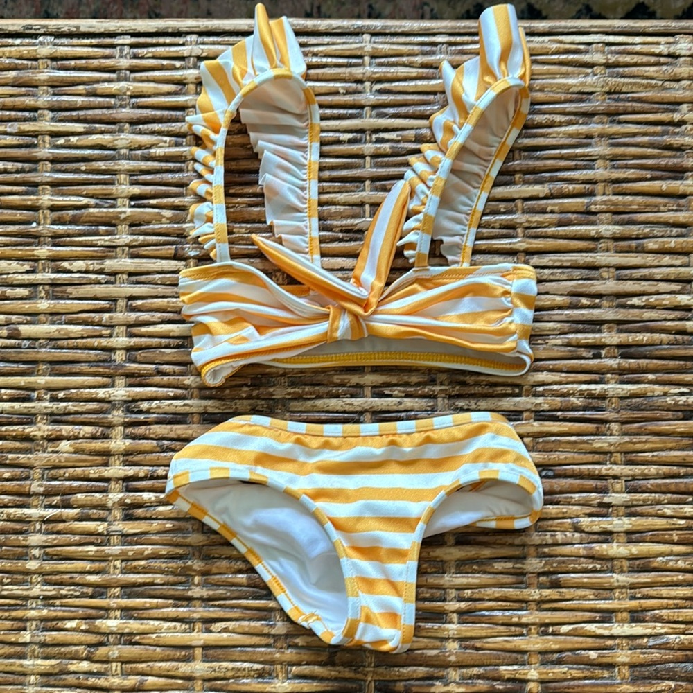 Toddler Girls Zimmermann Striped Bathing Suit